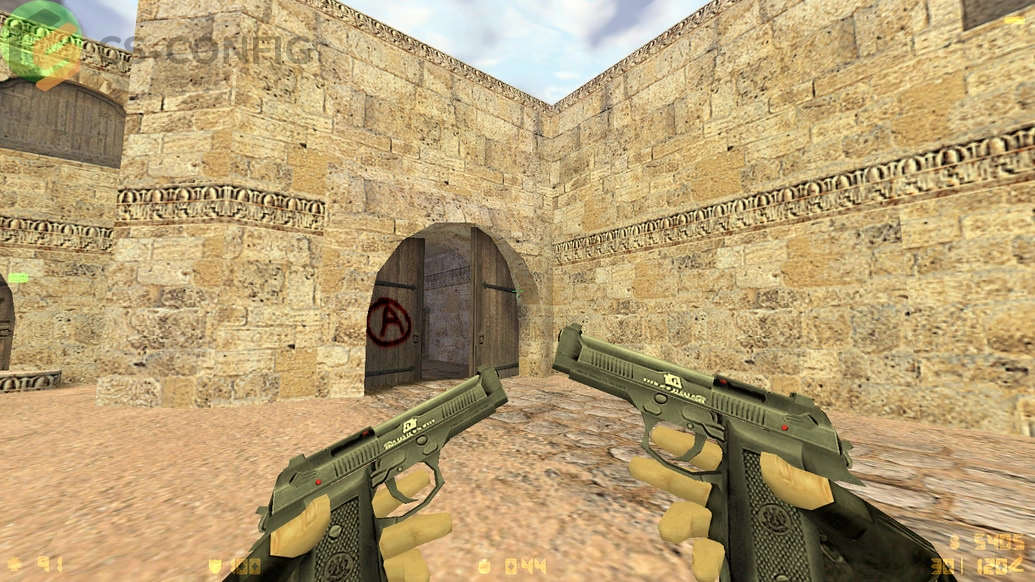 CS 1.6 с осмотром оружия