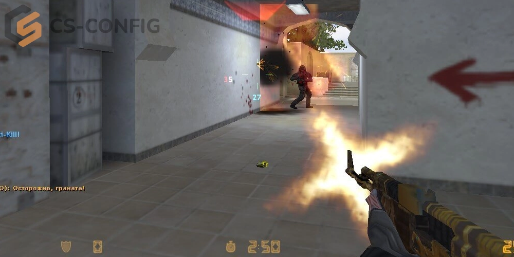 CS 1.6 со скинами из Standoff 2