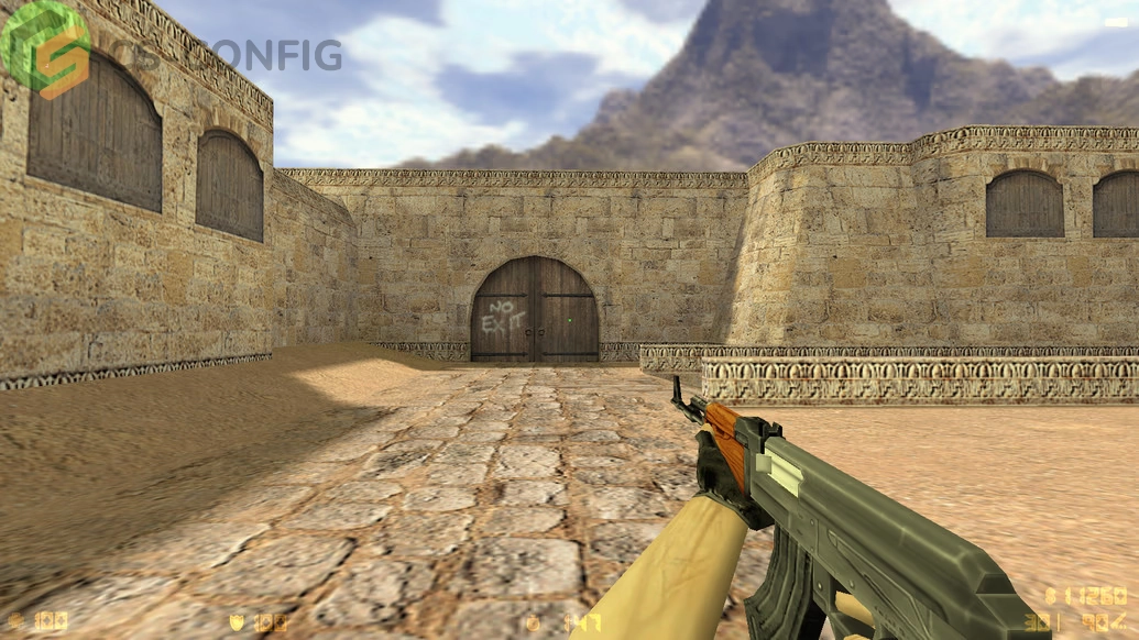 CS 1.6 с прицелом точкой