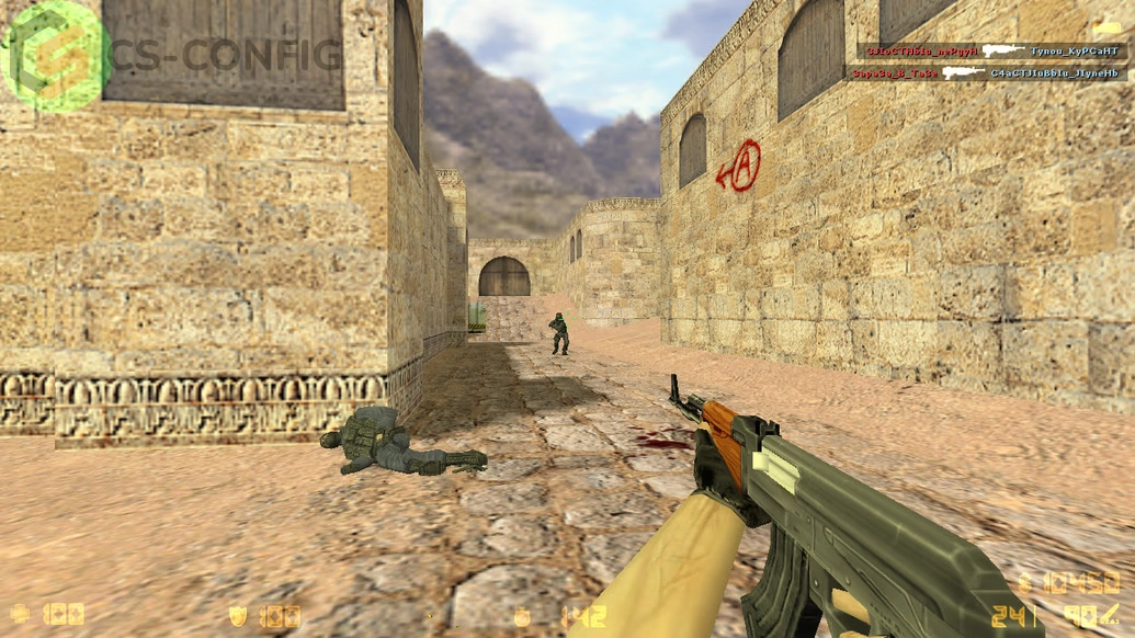 CS 1.6 с разрешением 640x480