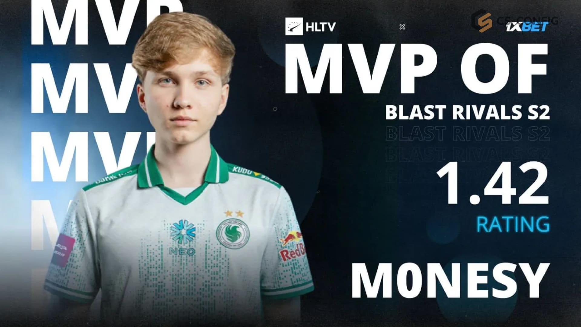 M0NESY стал MVP на BLAST Rivals Fall 2025