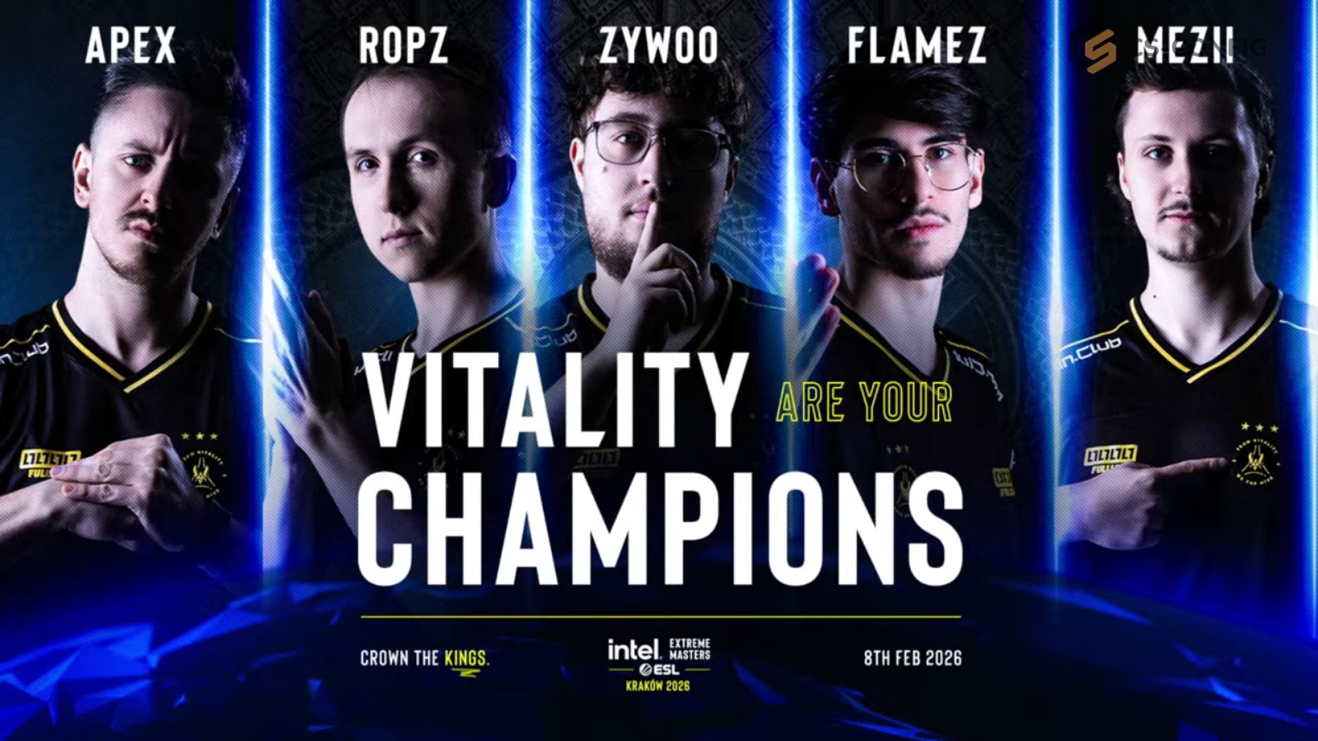 Team Vitality стала чемпионом IEM Krakow 2026