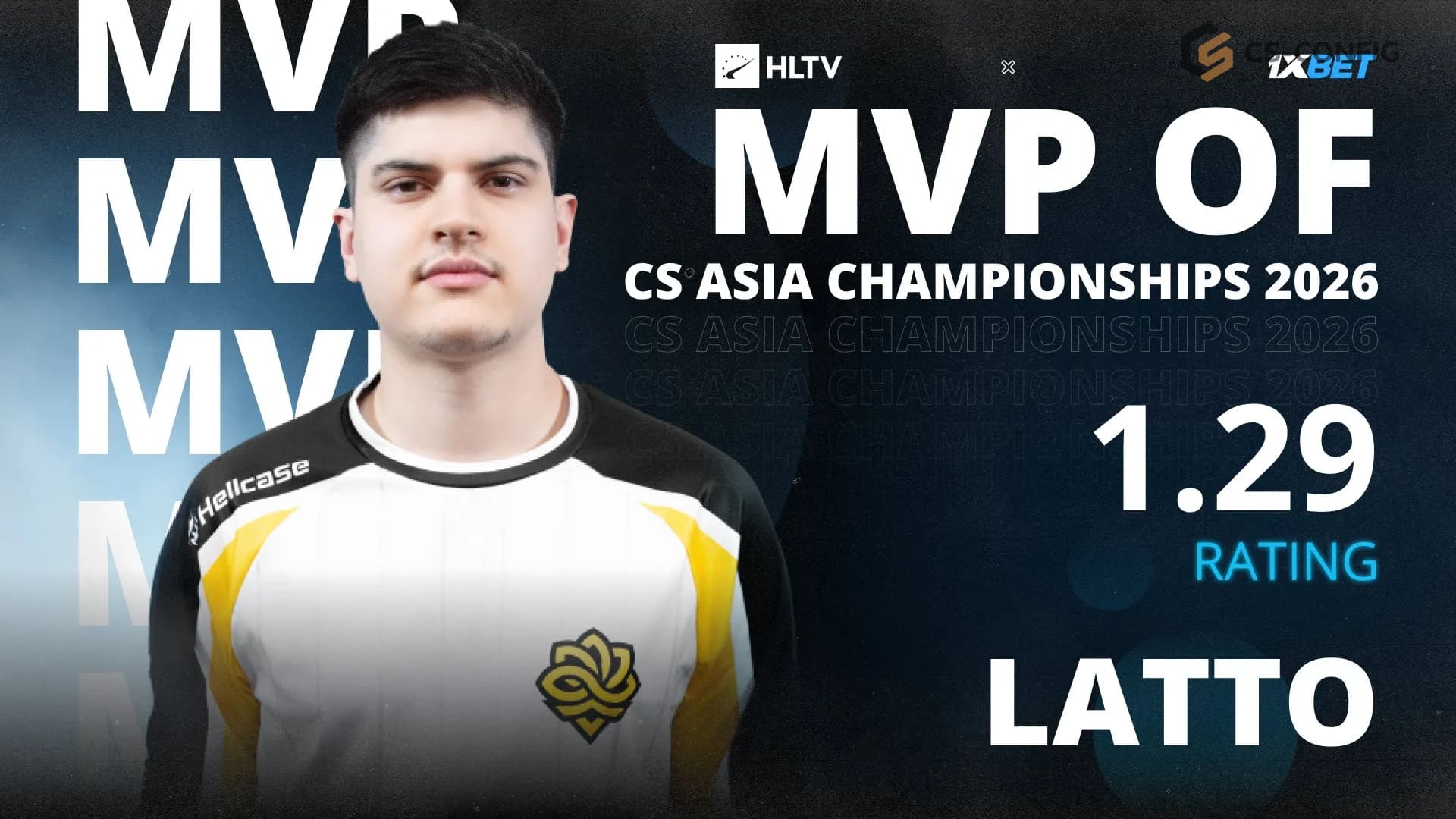 Latto стал MVP на CS Asia Championships 2026