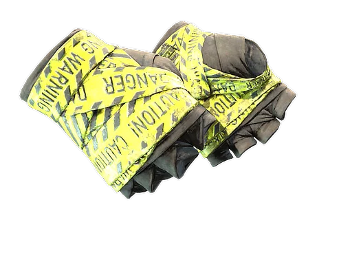 Hand Wraps | CAUTION! закаленное в боях для CS2