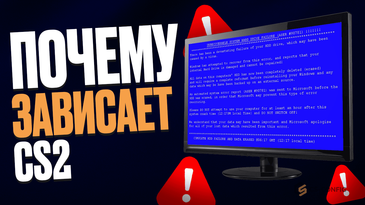 Почему зависает CS2
