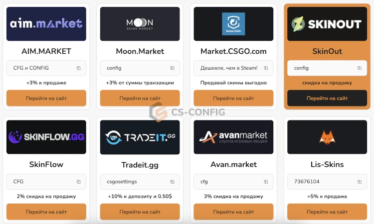 Проверенные сайты по продаже и обмену скинов в CS2 Проверенные сайты по продаже и обмену скинов в КС 2