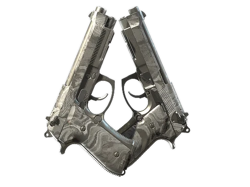 Dual Berettas | Silver Pour поношенное для CS2
