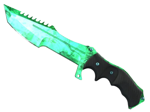 Huntsman Knife | Gamma Doppler Emerald поношенное для CS2