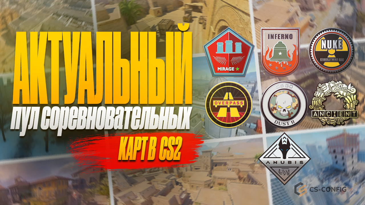 Все карты CS2 в 2026