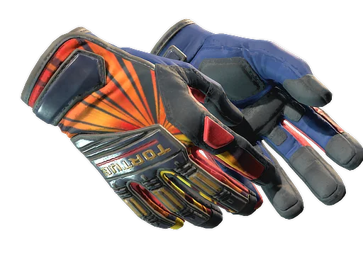 Specialist Gloves | Sunburst немного поношенное для CS2