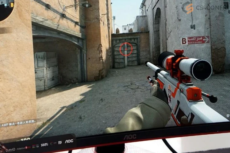 Монитор с прицелом для КС 2