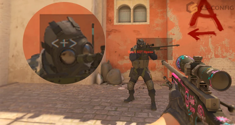 Прицел для ноускопа в кс2 через заметки стим