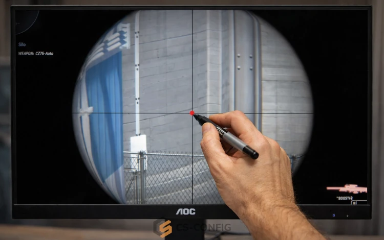 Старый метод прицел для ноускопа в КС 2