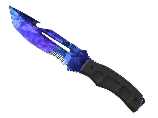Survival Knife | Doppler Sapphire немного поношенное для CS2