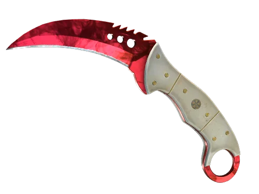 Talon Knife | Doppler Ruby немного поношенное для CS2